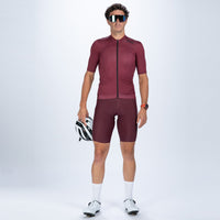 Zoot Sports CYCLE JERSEYS Men's Elite Cycle Aero Jersey - Burgundy