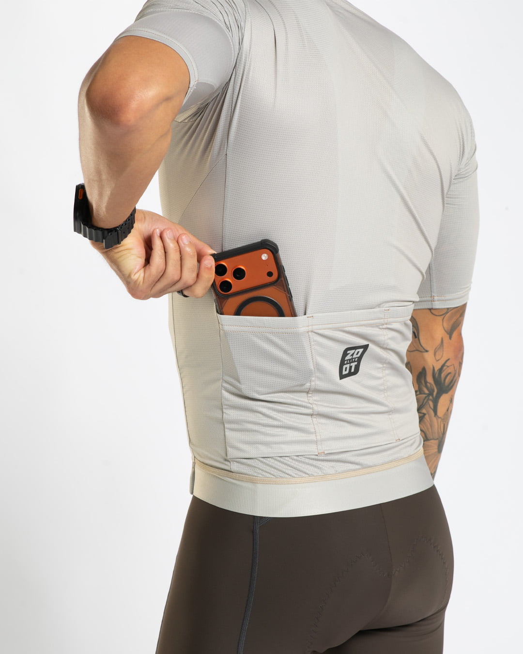 Zoot Sports CYCLE JERSEYS Men's Elite Cycle Aero Jersey - Hazelnut