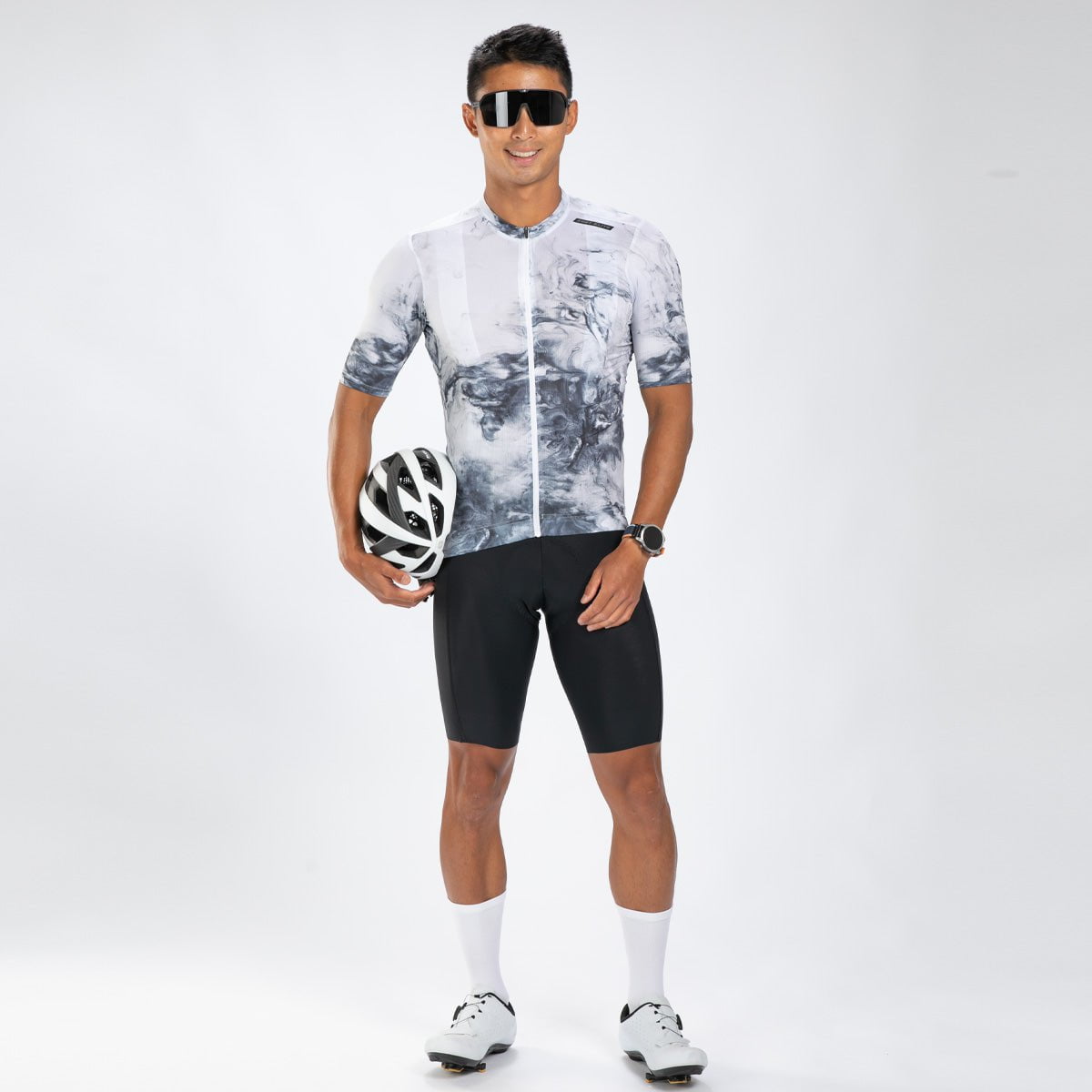 Men's Elite Cycle Aero Jersey Vapor White