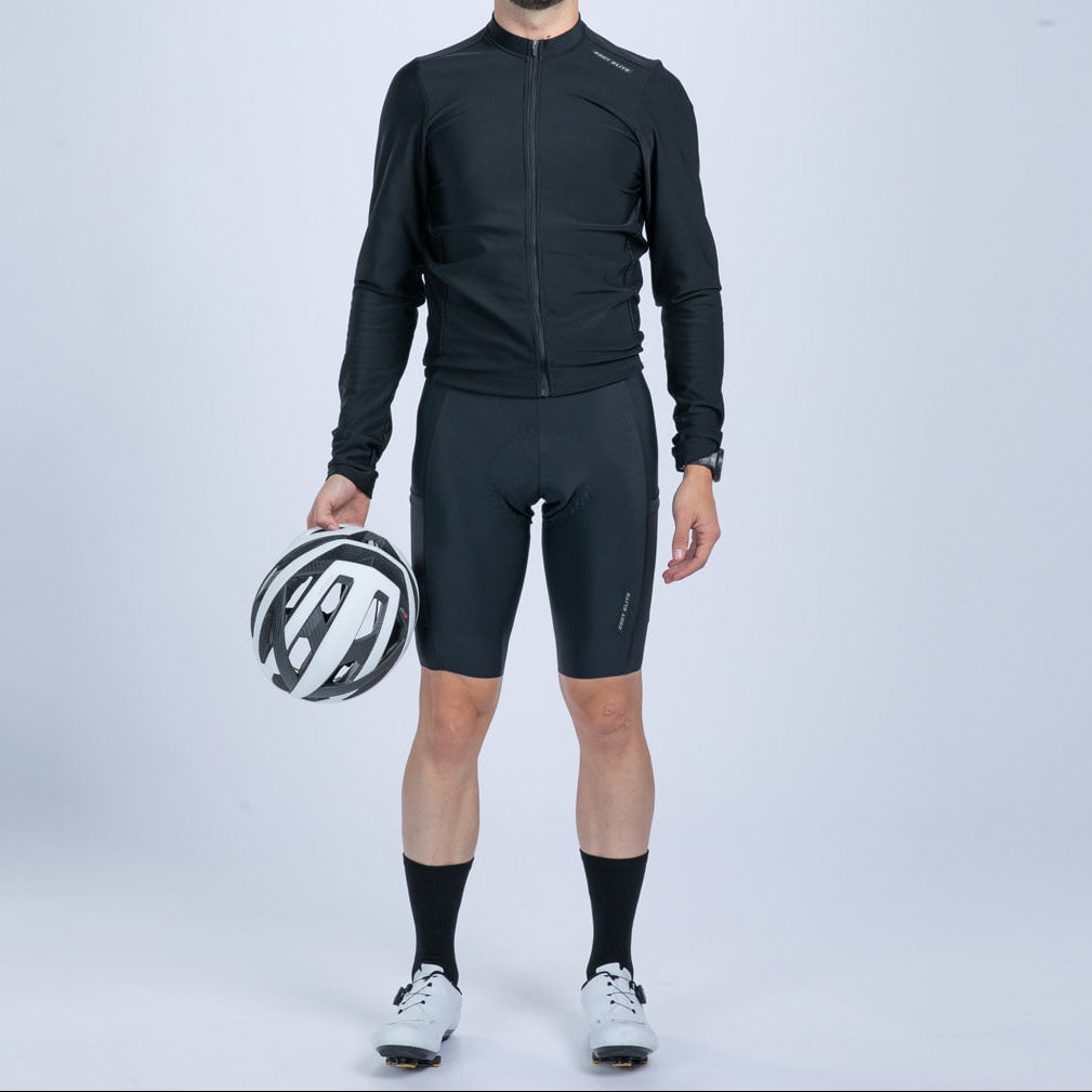 Zoot Sports CYCLE JERSEYS Men's Elite Cycle Hallocore Thermal Jersey - Jet Black