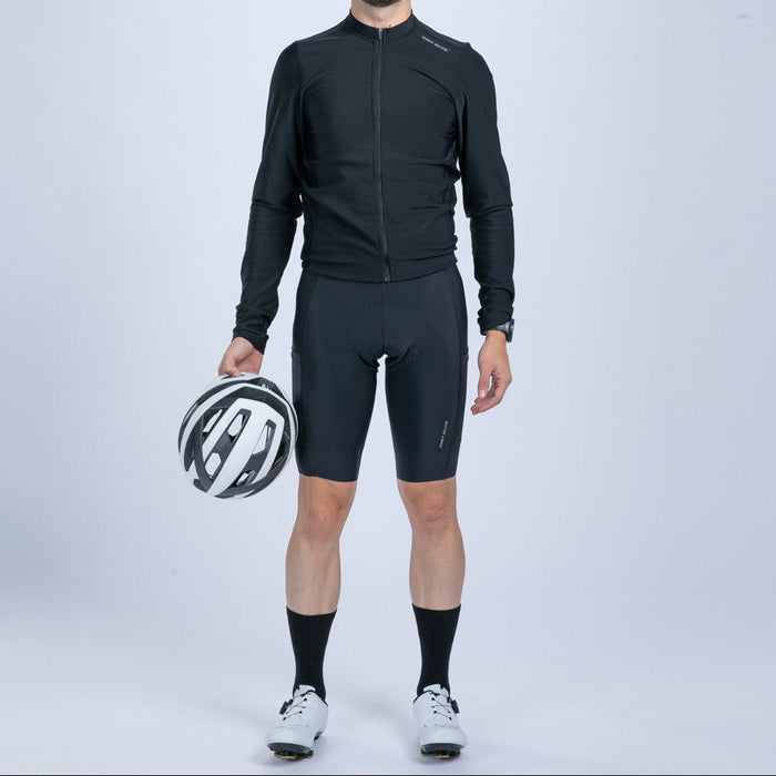 Zoot Sports CYCLE JERSEYS Men's Elite Cycle Hallocore Thermal Jersey - Jet Black