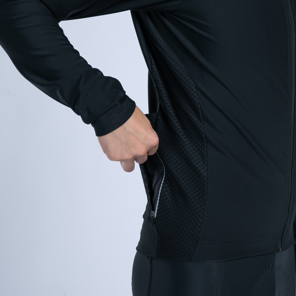 Zoot Sports CYCLE JERSEYS Men's Elite Cycle Hallocore Thermal Jersey - Jet Black