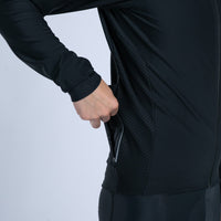 Zoot Sports CYCLE JERSEYS Men's Elite Cycle Hallocore Thermal Jersey - Jet Black