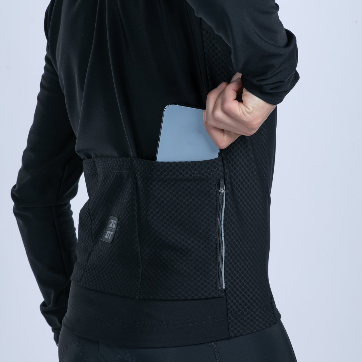 Zoot Sports CYCLE JERSEYS Men's Elite Cycle Hallocore Thermal Jersey - Jet Black