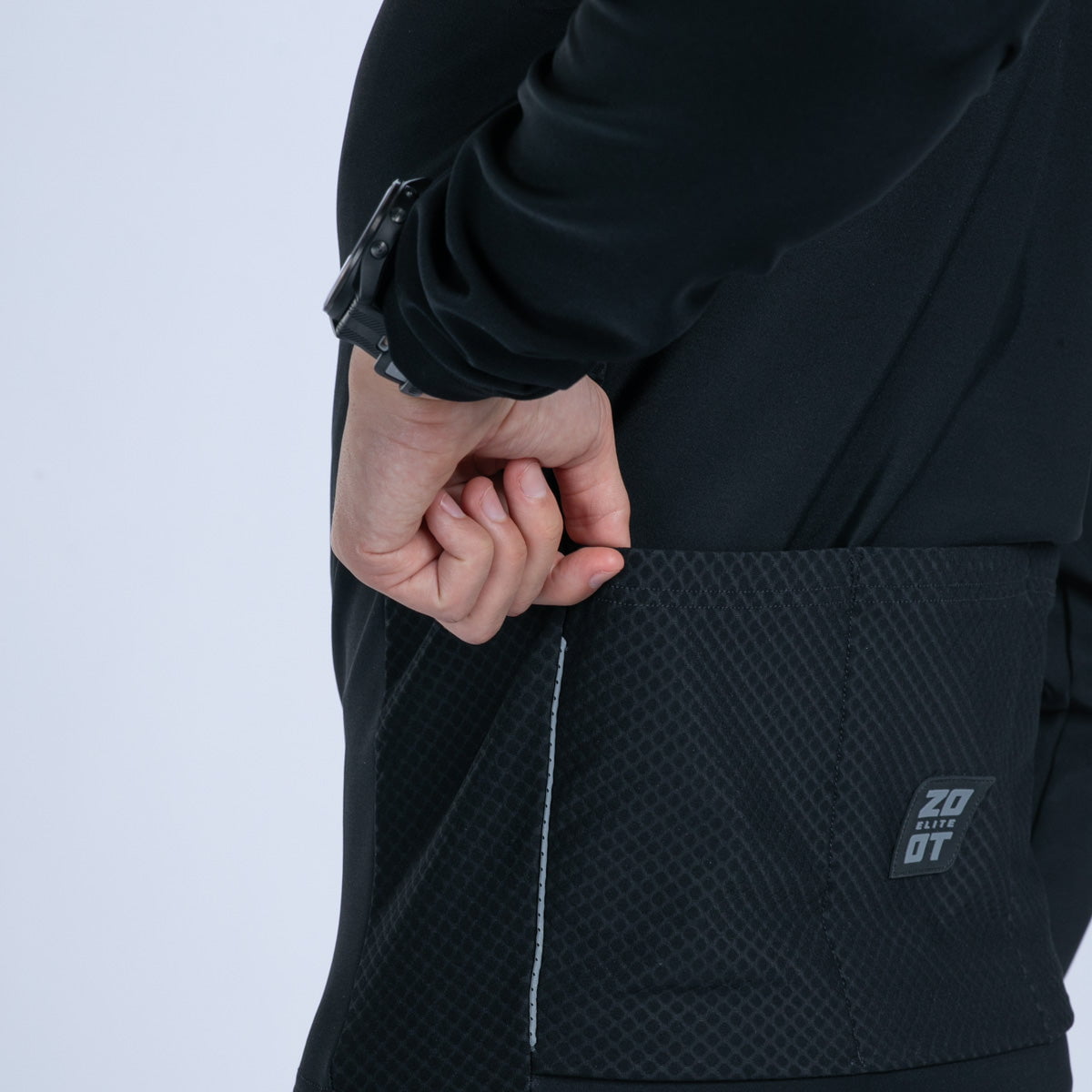 Zoot Sports CYCLE JERSEYS Men's Elite Cycle Hallocore Thermal Jersey - Jet Black