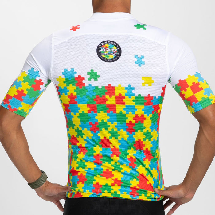 Zoot Sports CYCLE JERSEYS Men's Ltd Cycle Aero Jersey - Autism Puzzle