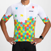 Zoot Sports CYCLE JERSEYS Men's Ltd Cycle Aero Jersey - Autism Puzzle