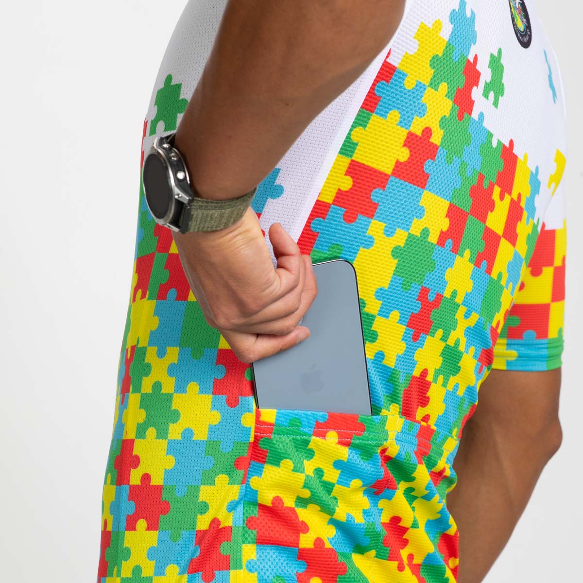 Zoot Sports CYCLE JERSEYS Men's Ltd Cycle Aero Jersey - Autism Puzzle