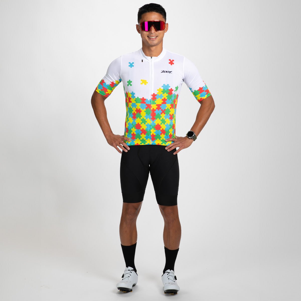 Zoot Sports CYCLE JERSEYS Men's Ltd Cycle Aero Jersey - Autism Puzzle