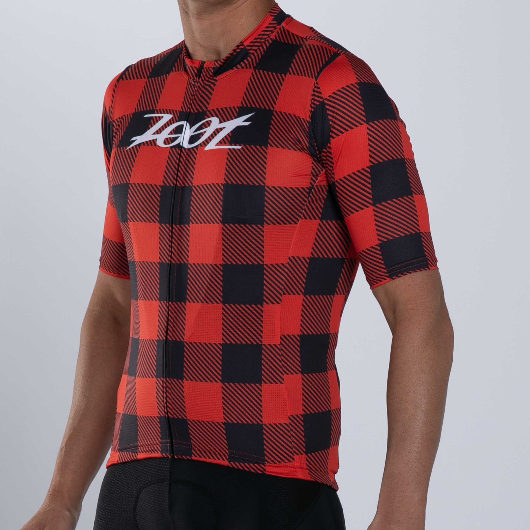 Zoot Sports CYCLE JERSEYS Men's Ltd Cycle Aero Jersey - Lumberjack
