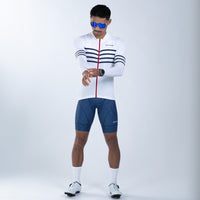 Zoot Sports CYCLE JERSEYS Men's Ltd Cycle Sun Stop Ls Jersey - Allez Stripes