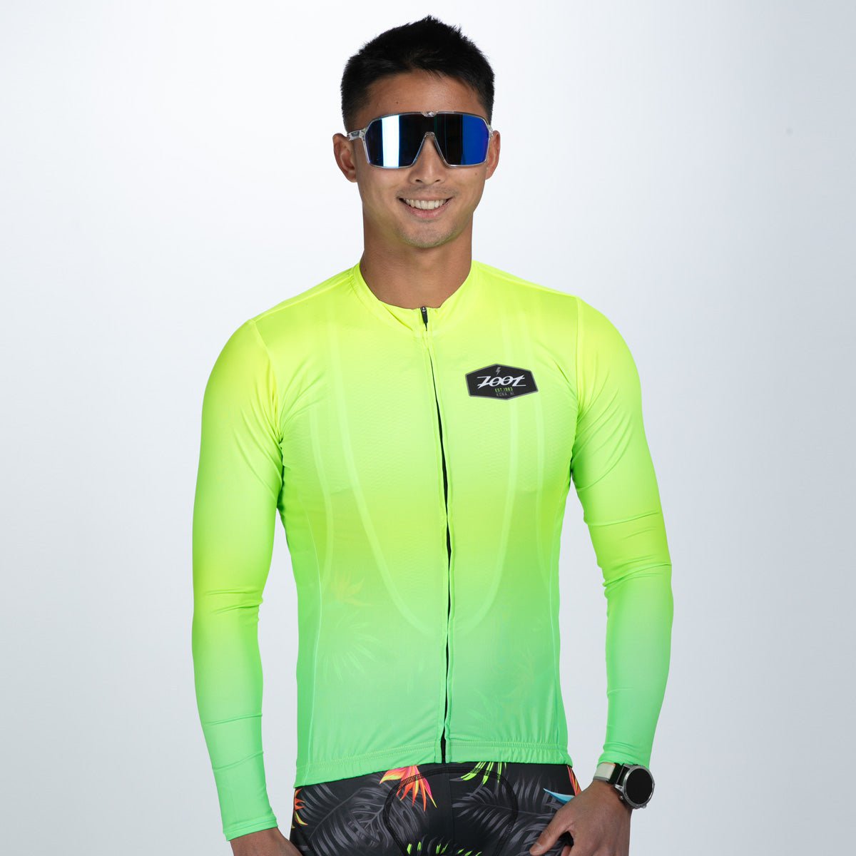 Zoot Sports CYCLE JERSEYS Men's Ltd Cycle Sun Stop Ls Jersey - Tropical Magic