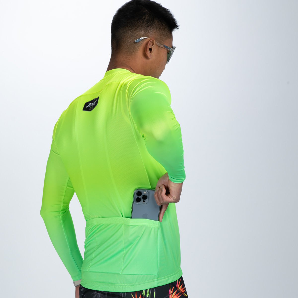 Zoot Sports CYCLE JERSEYS Men's Ltd Cycle Sun Stop Ls Jersey - Tropical Magic