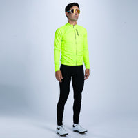Zoot Sports CYCLE JERSEYS Men's Ltd Cycle Thermal Jersey - Hi Viz Yellow