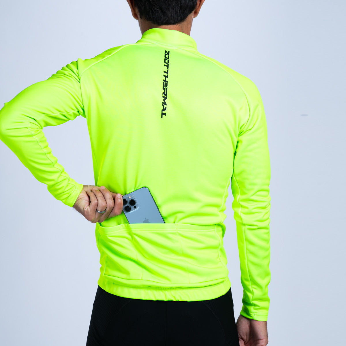 Zoot Sports CYCLE JERSEYS Men's Ltd Cycle Thermal Jersey - Hi Viz Yellow