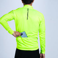 Zoot Sports CYCLE JERSEYS Men's Ltd Cycle Thermal Jersey - Hi Viz Yellow