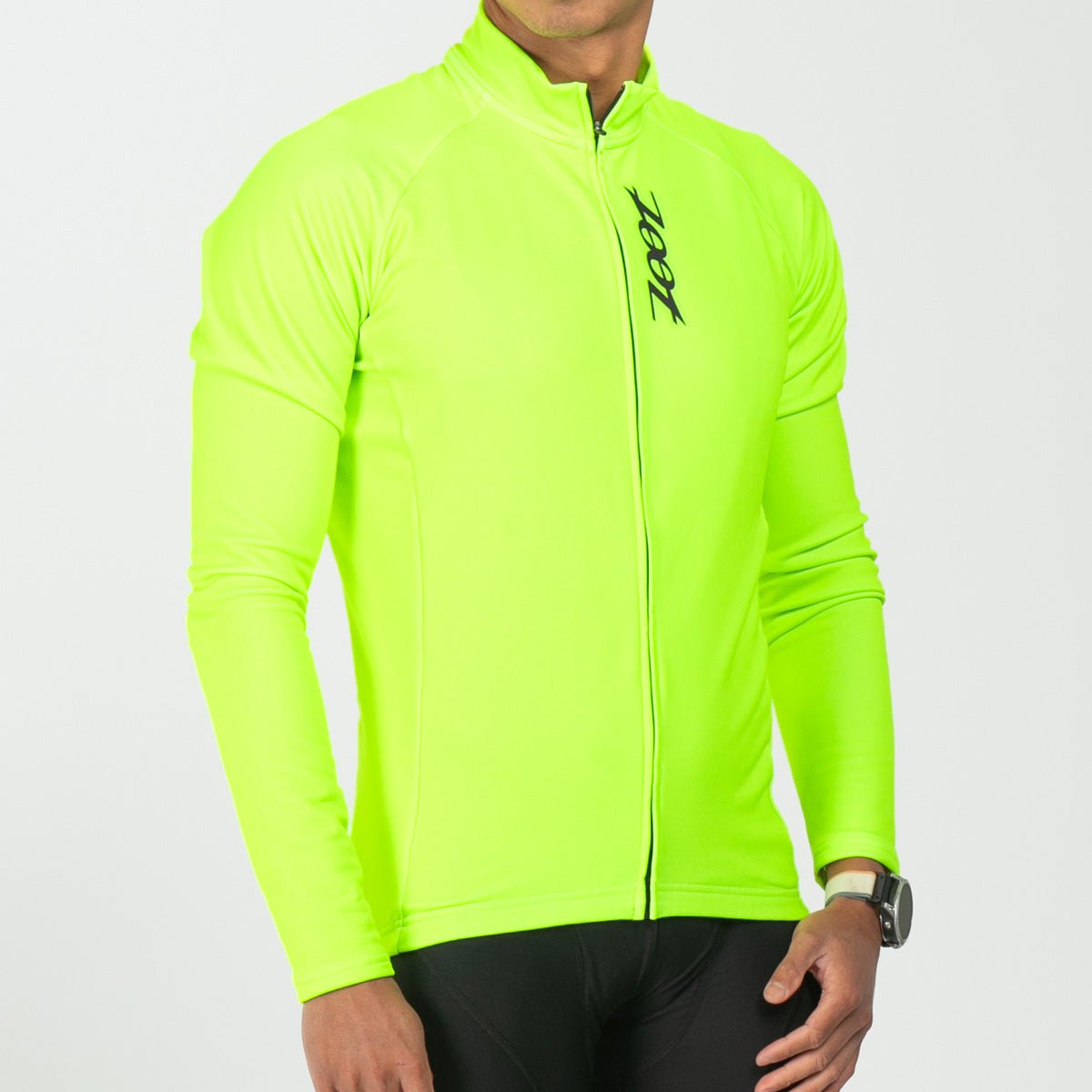 Zoot Sports CYCLE JERSEYS Men's Ltd Cycle Thermo Jersey - Safety Yellow