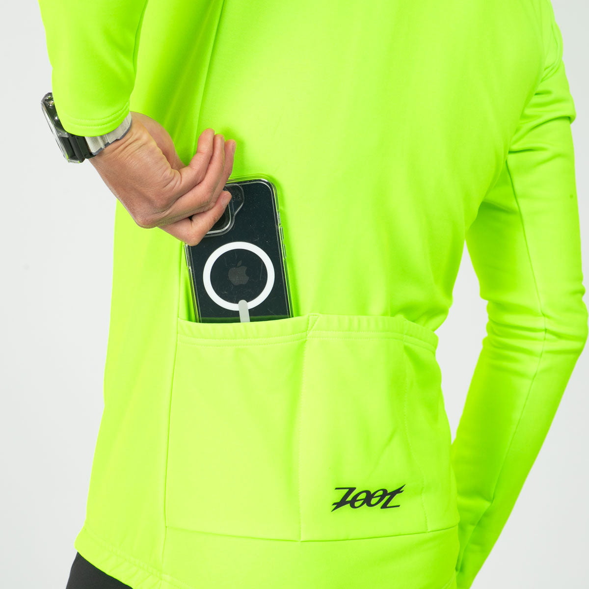 Zoot Sports CYCLE JERSEYS SMALL Men's Ltd Cycle Thermo Jersey - Safety Yellow