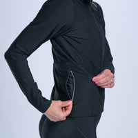 Zoot Sports CYCLE JERSEYS Women's Elite Cycle Hallocore Thermal Jersey - Jet Black