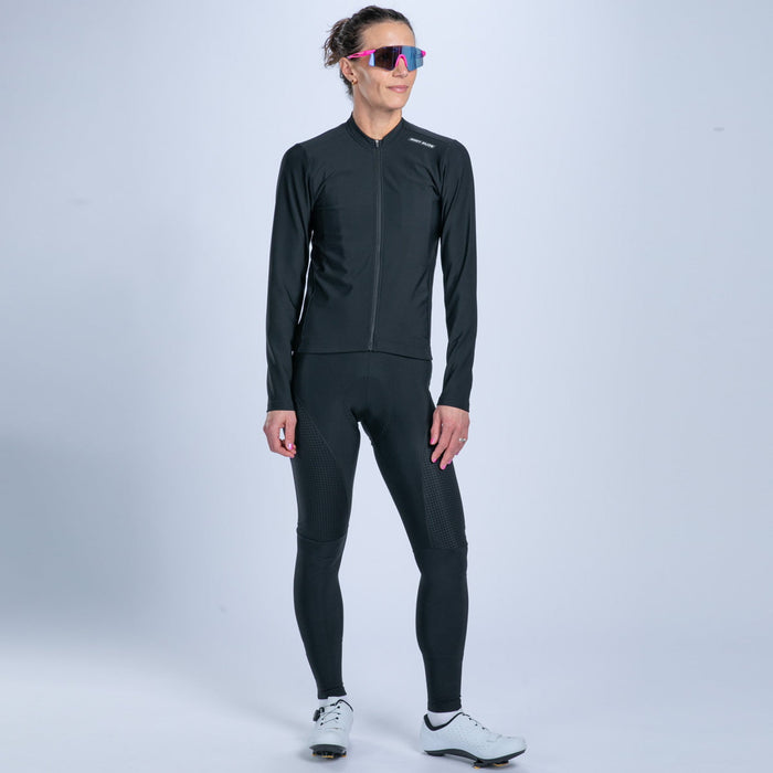 Zoot Sports CYCLE JERSEYS Women's Elite Cycle Hallocore Thermal Jersey - Jet Black