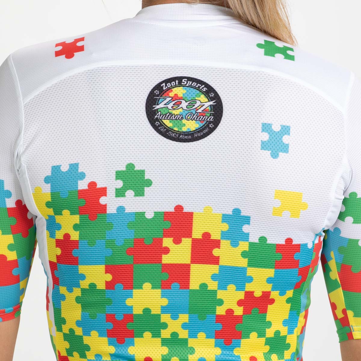 Zoot Sports CYCLE JERSEYS Women's Ltd Cycle Aero Jersey - Autism Puzzle