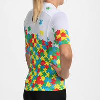 Zoot Sports CYCLE JERSEYS Women's Ltd Cycle Aero Jersey - Autism Puzzle