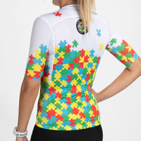 Zoot Sports CYCLE JERSEYS Women's Ltd Cycle Aero Jersey - Autism Puzzle