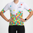 Zoot Sports CYCLE JERSEYS Women's Ltd Cycle Aero Jersey - Autism Puzzle