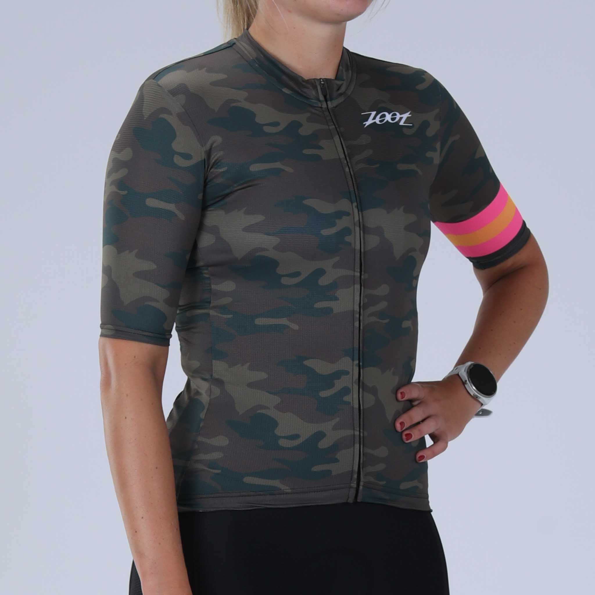 Zoot Sports CYCLE JERSEYS Women's Ltd Cycle Aero Jersey - Cali Camo