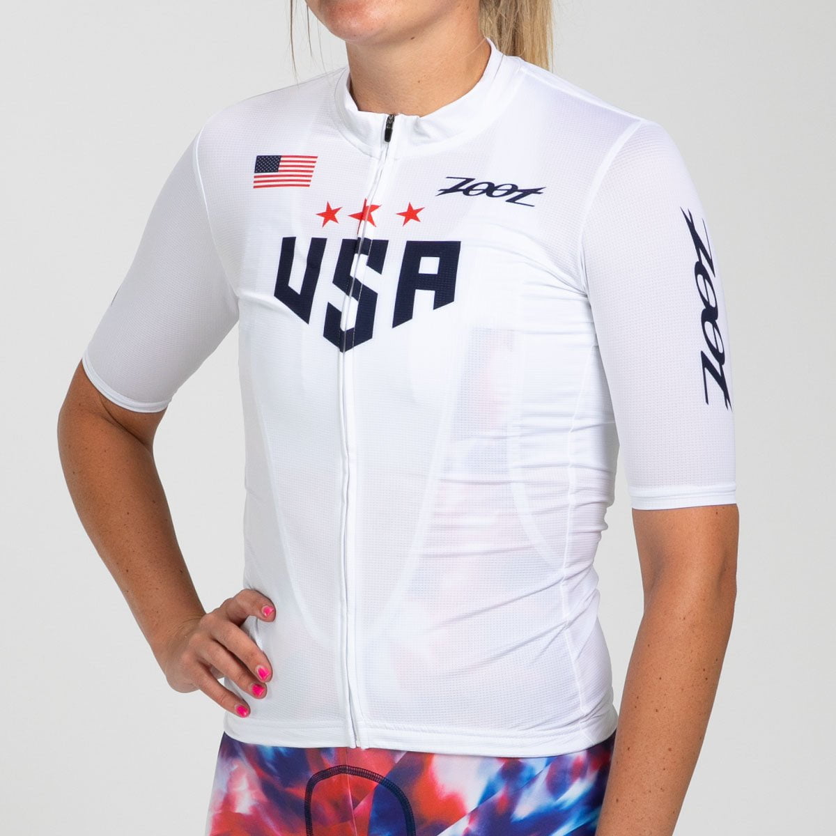 Zoot Sports CYCLE JERSEYS Women's Ltd Cycle Aero Jersey - Freedom White