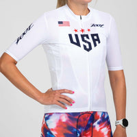 Zoot Sports CYCLE JERSEYS Women's Ltd Cycle Aero Jersey - Freedom White