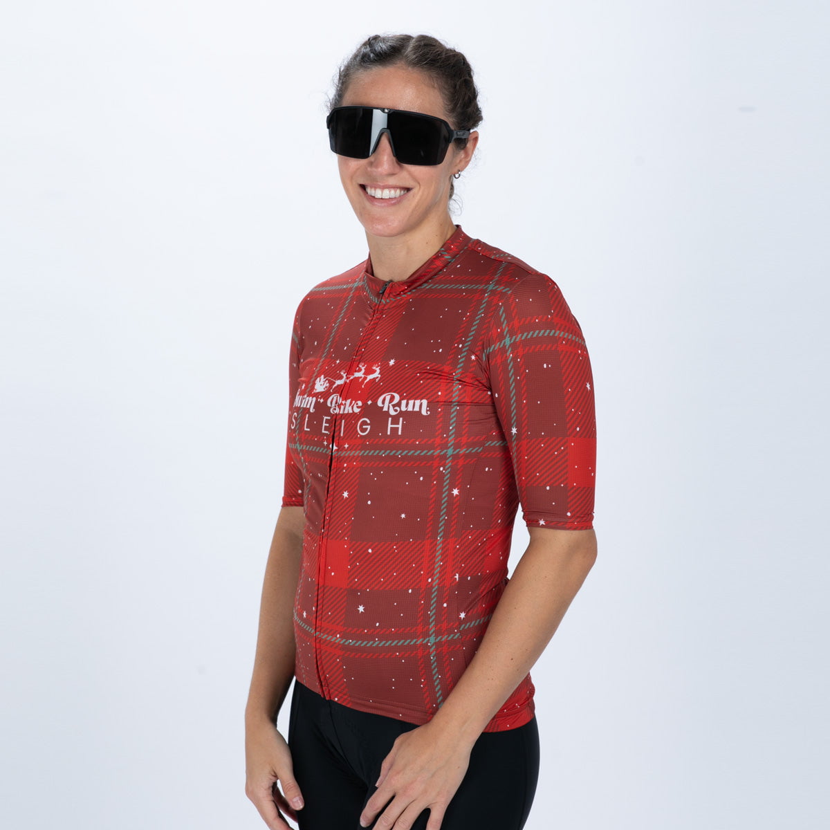 Zoot Sports CYCLE JERSEYS Women's Ltd Cycle Aero Jersey - Holly Plaid