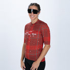 Zoot Sports CYCLE JERSEYS Women's Ltd Cycle Aero Jersey - Holly Plaid