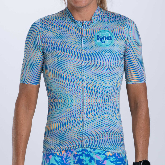 Zoot Sports CYCLE JERSEYS Women's Ltd Cycle Aero Jersey - Koa Blue