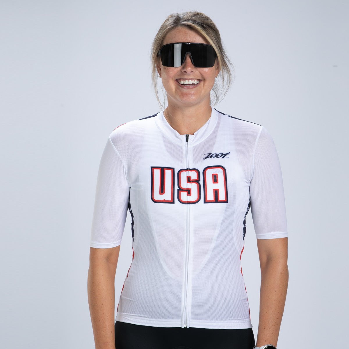 Zoot Sports CYCLE JERSEYS Women's Ltd Cycle Aero Jersey - USA Flag