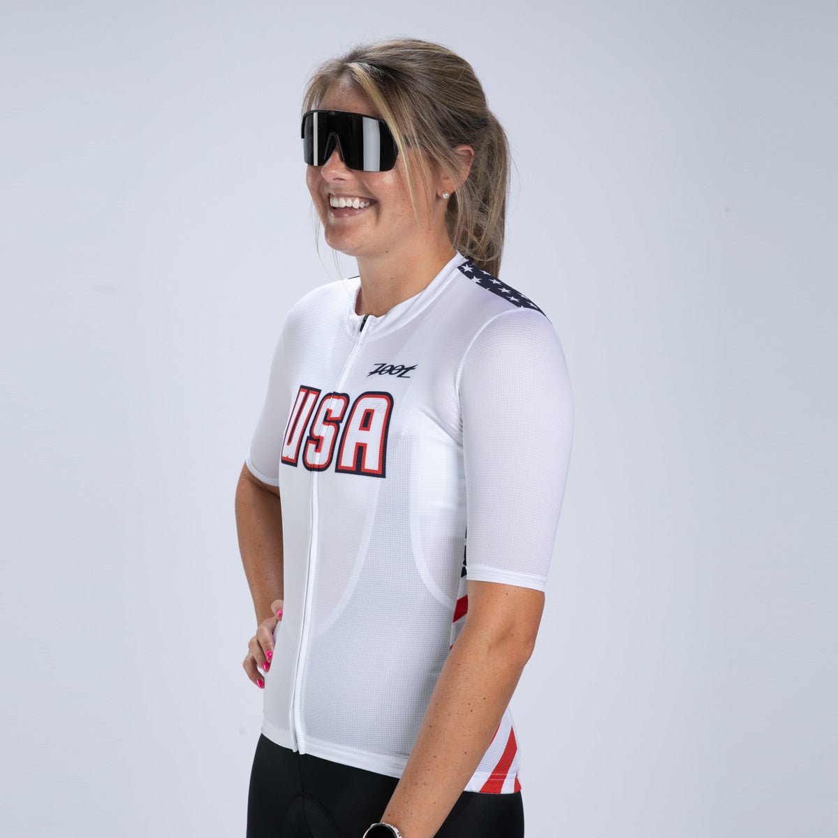 Zoot Sports CYCLE JERSEYS Women's Ltd Cycle Aero Jersey - USA Flag