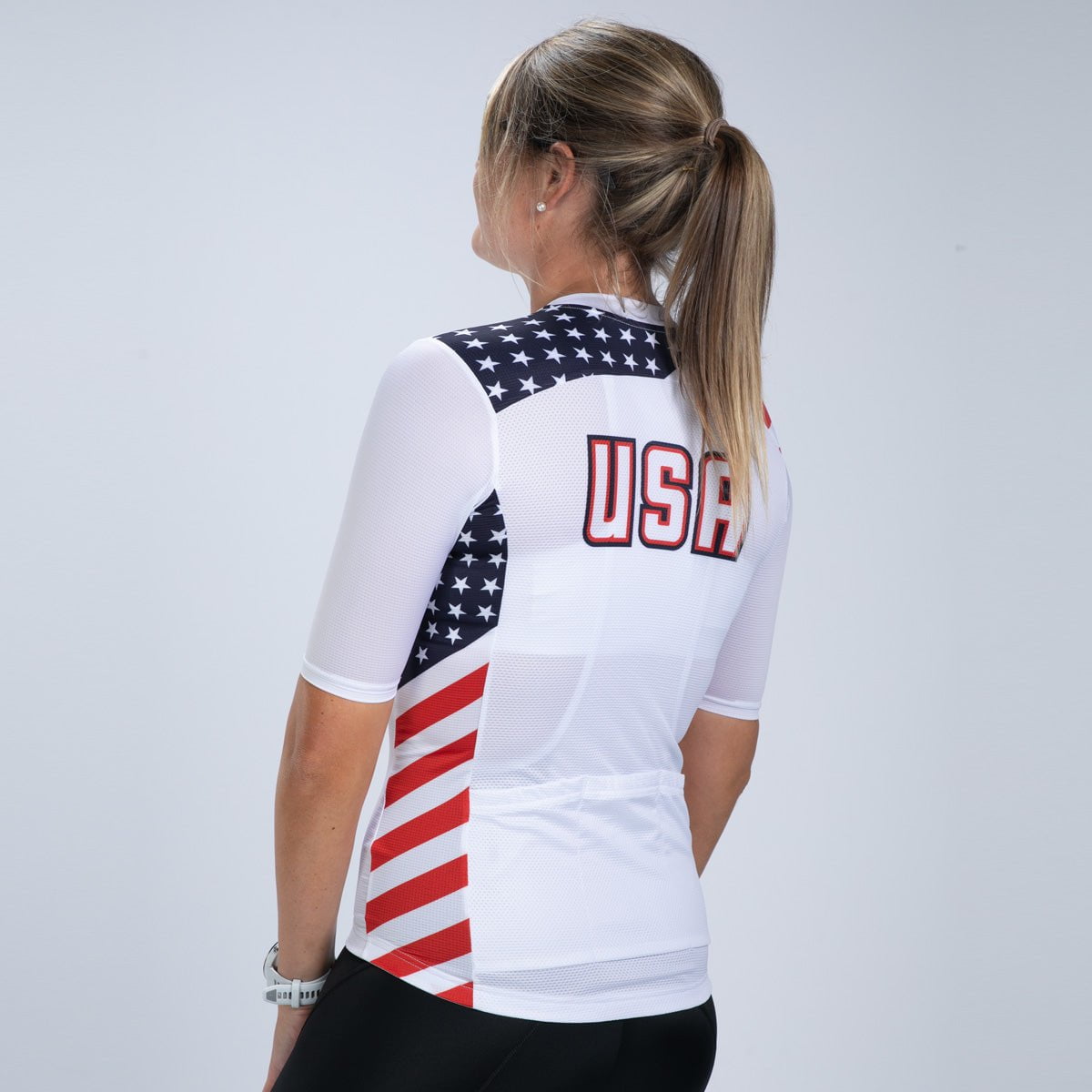 Zoot Sports CYCLE JERSEYS Women's Ltd Cycle Aero Jersey - USA Flag