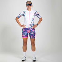 Zoot Sports CYCLE JERSEYS Women's Ltd Cycle Aero Jersey With Exposed Zipper - Utopia White