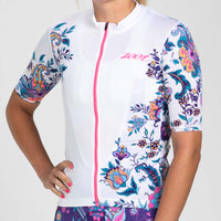 Zoot Sports CYCLE JERSEYS Women's Ltd Cycle Aero Jersey With Exposed Zipper - Utopia White