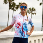 Zoot Sports CYCLE JERSEYS Women's Ltd Cycle Jersey w/ Exposed Zipper - USA Magic