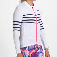 Zoot Sports CYCLE JERSEYS Women's Ltd Cycle Sun Stop Ls Jersey - Allez Stripes