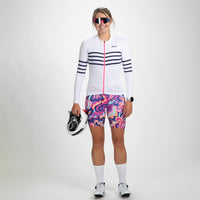 Zoot Sports CYCLE JERSEYS Women's Ltd Cycle Sun Stop Ls Jersey - Allez Stripes