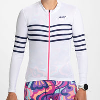 Zoot Sports CYCLE JERSEYS Women's Ltd Cycle Sun Stop Ls Jersey - Allez Stripes