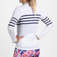 Zoot Sports CYCLE JERSEYS Women's Ltd Cycle Sun Stop Ls Jersey - Allez Stripes