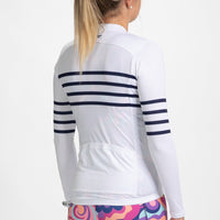 Zoot Sports CYCLE JERSEYS Women's Ltd Cycle Sun Stop Ls Jersey - Allez Stripes