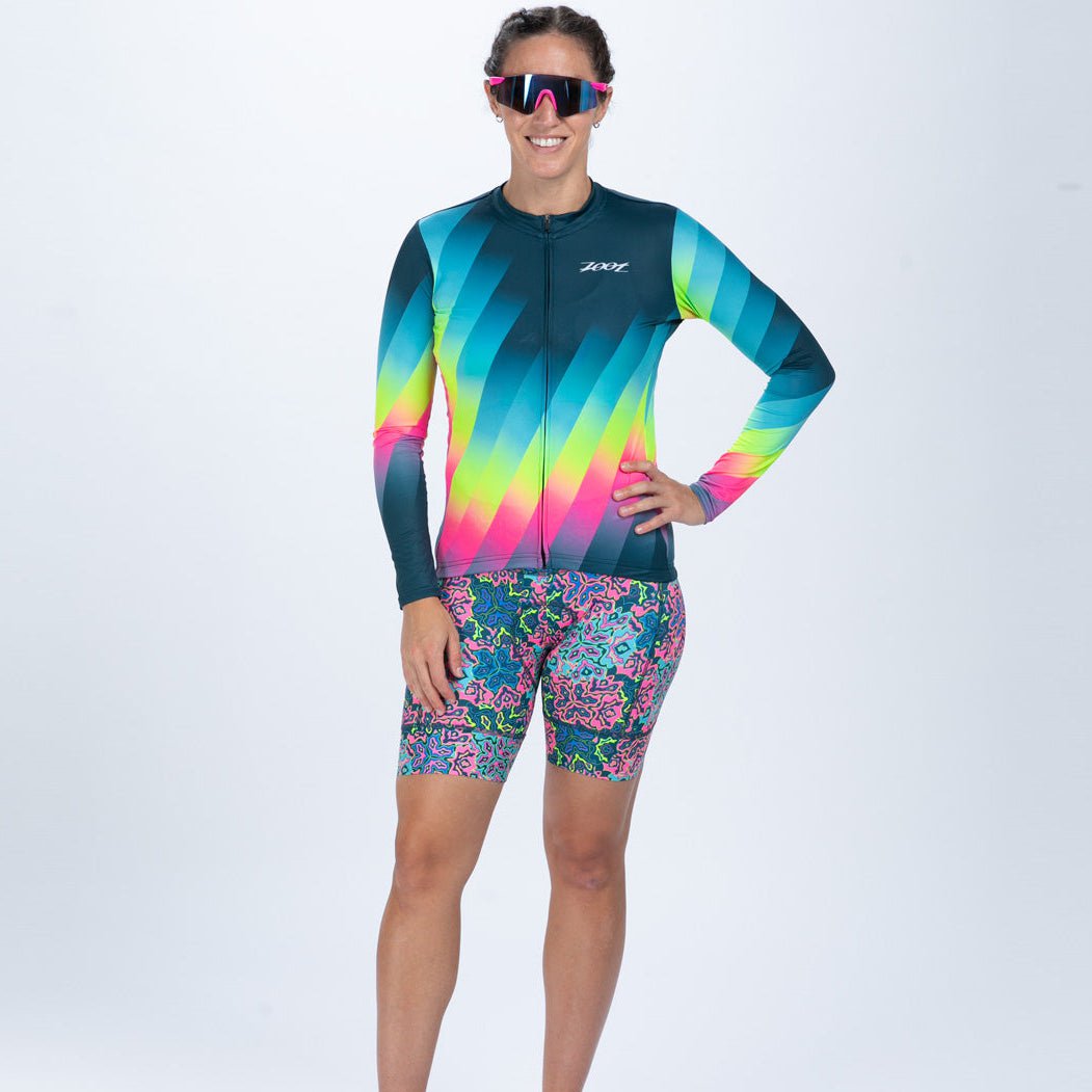 Zoot Sports CYCLE JERSEYS Women's Ltd Cycle Sun Stop Ls Jersey   - Costa Del Sol