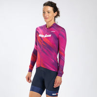 Zoot Sports CYCLE JERSEYS Women's Ltd Cycle Sun Stop Ls Jersey - IM Heat