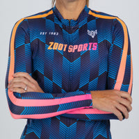 Zoot Sports CYCLE JERSEYS Women's Ltd Cycle Sun Stop Ls Jersey - Speedway