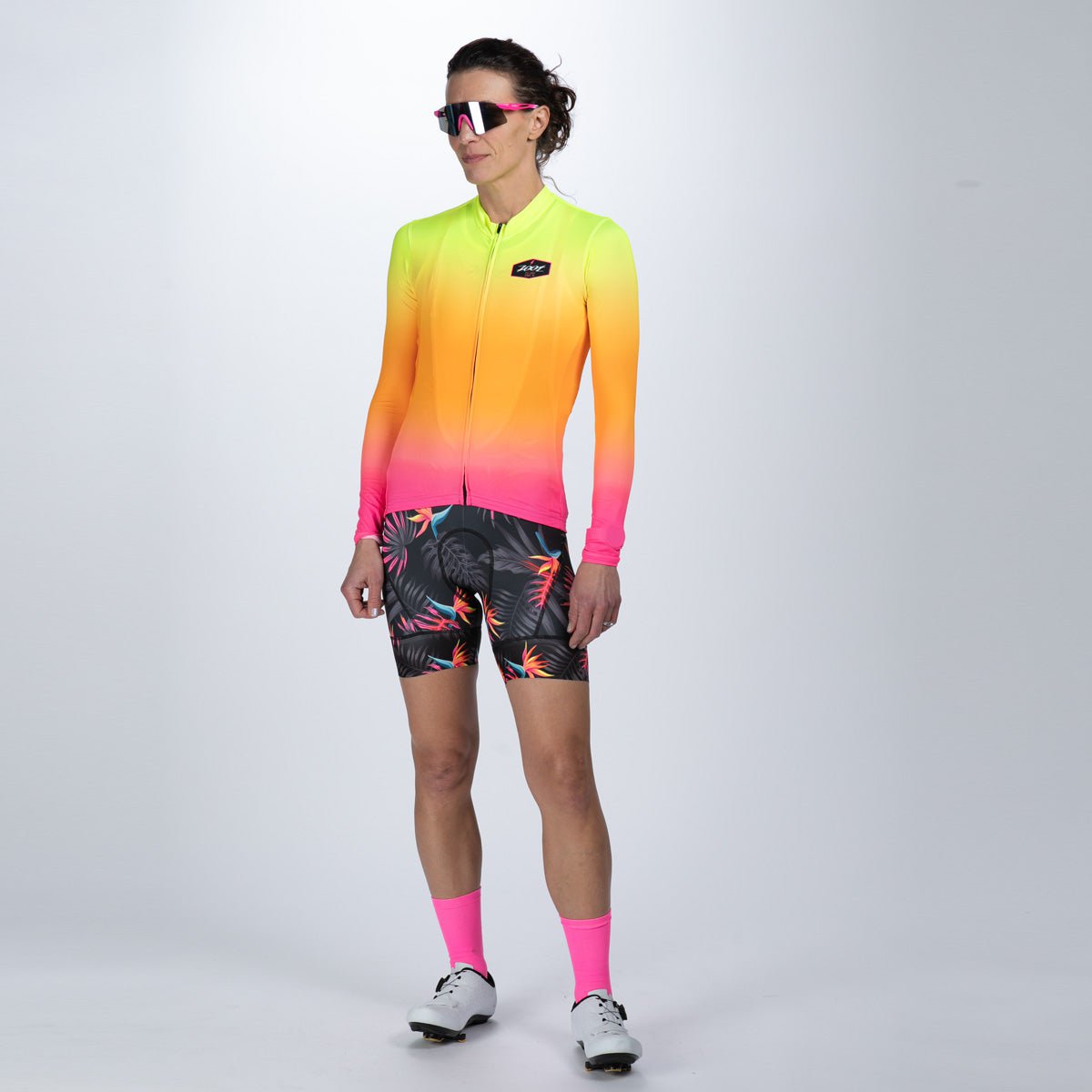 Zoot Sports CYCLE JERSEYS Women's Ltd Cycle Sun Stop Ls Jersey   - Tropical Magic