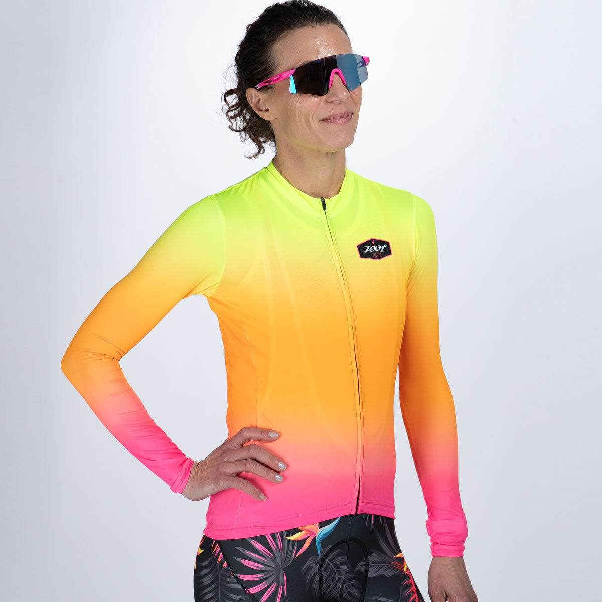 Zoot Sports CYCLE JERSEYS Women's Ltd Cycle Sun Stop Ls Jersey   - Tropical Magic